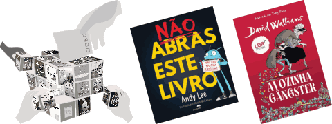 (Ilustra&ccedil;&atilde;o) M&atilde;os encaixam cubos (cujas faces s&atilde;o capas de livros) em cubo maior; uma m&atilde;o segura um papel com quadradinhos